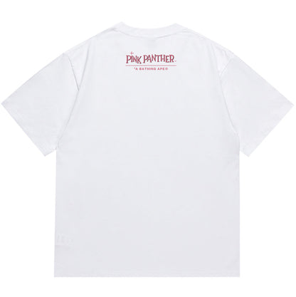 BAPE X PINK PANTHER APE HEAD TEE